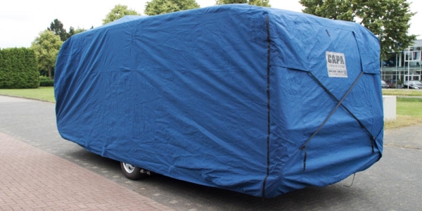 NYVI Wohnmobilschutzhülle Wohnmobil Abdeckung VoyageProtect - Schutzhülle  für Campingwagen (Packung, 1-St), Abdeckplane für Camper Reisemobil -  Wetterfest, Wasserdicht, Langlebig, UV Schutz, Atmungsaktiv